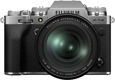 Фотоаппарат Fujifilm X-T4 + XF 16-80 mm f/4.0 R OIS WR Kit Silver (16651277)