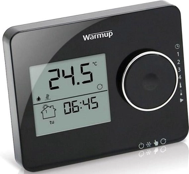 Программируемый терморегулятор WarmUp Tempo Черный (20110012)