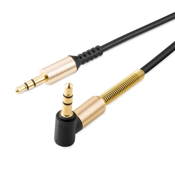 Кабель AUX Mini-Jack 3.5мм Hoco UPA02 кутовий