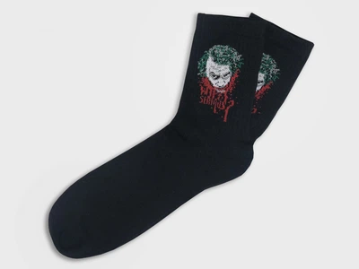 Носки Rock'n'socks Джокер черные, One size (37-43)