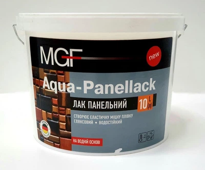 Лак панельный MGF AQUA-PANELLACK (МГФ АКВАПАНЕЛЬЛАК) 10л глянцевый