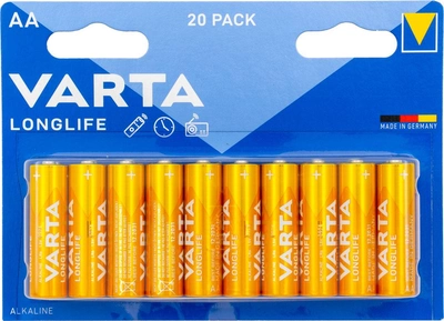 Батарейка Varta Long Life 20 AA (4106101420)