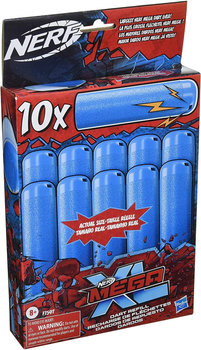 Набір стріл Nerf Mega XL Dart Refill 10 штук (F1597)