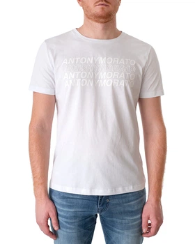 Футболка чоловіча кор. рукав ANTONY MORATO (MMKS02095-FA100144-1000/22-1) Білий XXL
