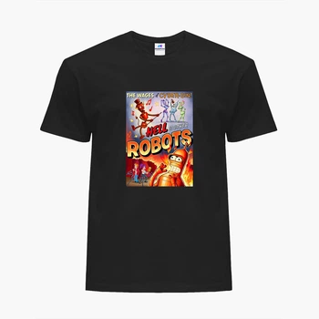Футболка мужская Футурама Бендер (Futurama Bender) (9223-2867-4) XL Черная