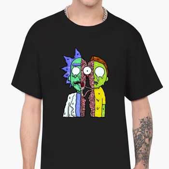 Футболка мужская Рик и Морти Рик Санчез (Rick and Morty Rick Sanchez) (9223-2940-1) S Черная