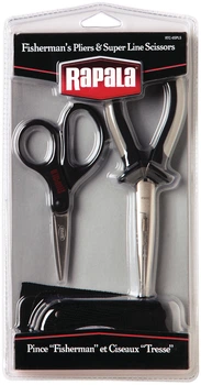 Комбо-набір Rapala (плоскогубці 16 см, ножиці, чохол) (RTC-6SPLS)