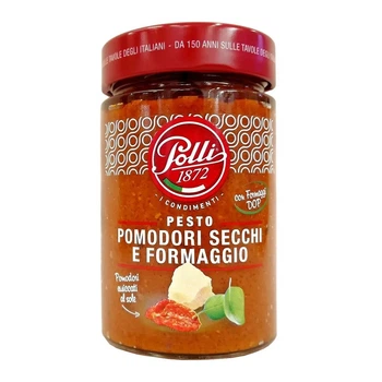 Соус Pesto POLLI pomodori secchi e formaggio, 190мл