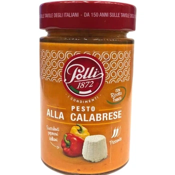 Соус Pesto POLLI ricotta&peppers, 190мл