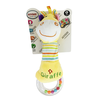 Мягкая погремушка для новорожденных (Giraffe)