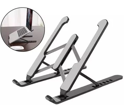 Раздвижная подставка для планшета, ноутбука P1 25 х 22 см Multi Position foldable notebook Черный