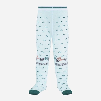 Дитячі колготки 3-9 місяців бавовняні Conte Kids Disney 17С-130СПМ-528 12 р 62-74 см Блідо-бірюзові (4810226466964)