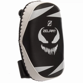Макивара тай-пэд Zelart Heroe 1373 размер 33x20x12см White-Black