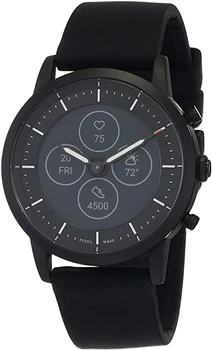 Умные гибридные часы Fossil Hybrid HR Black
