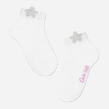 Детские носки хлопковые для девочек Conte Kids CK Tip-Top 19С-191СП 18 р Белые (4810226511329)