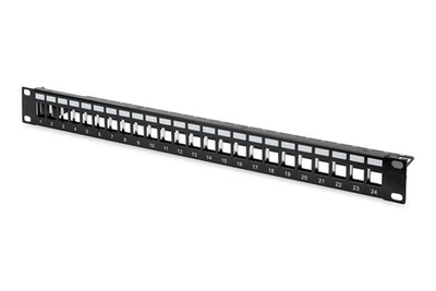 Рама 19" DIGITUS 1U для набірної патч-панелі 24 порти, черна (DN-91411)