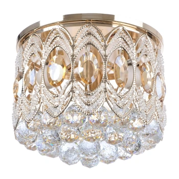 Люстра потолочная торт с подсветкой большая BCL-614C/3*E14+4*3 LED Brille 22-515