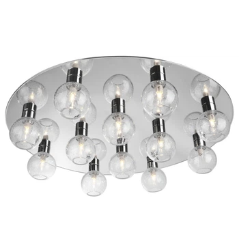 Люстра потолочная для спальни прованс молекула с подсветкой BL-659C/12 G9+LED H Brille L118-005