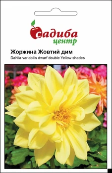 Георгин Желтый дым, 0,1 г Садиба Центр