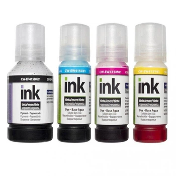 Комплект чорнила ColorWay Epson L4150/L4160/L6160/L6170, 1x127 мл + 3x70 мл (CW-EP415/EW415SET01)