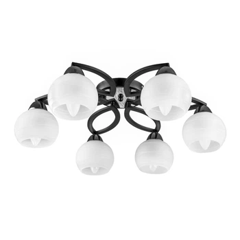 Люстра потолочная классическая на 6 плафонов LK-558S/6 E27 Brille 22-939