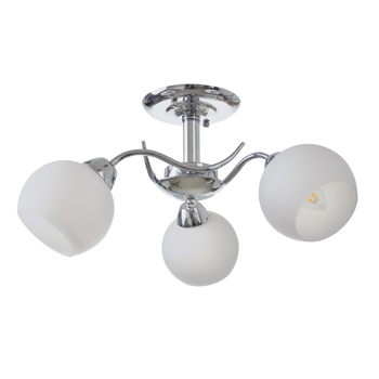 Люстра потолочная на 3 плафона LK-650S/3 E27 CH Brille 23-743