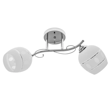Люстра потолочная на 2 плафона LK-589S/2 E27 CH Brille 23-202