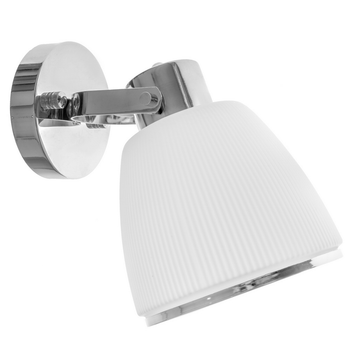 Бра настінне накладне в спальню для читання LK-638/1 E27 CH Brille 29-044