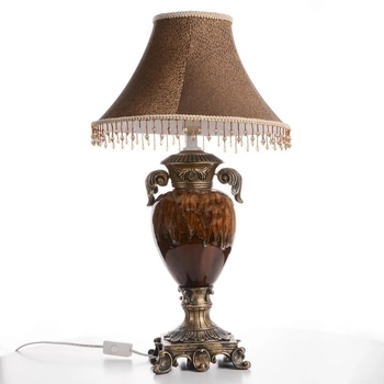 Настільна лампа бароко з абажуром TL-67 Brille 182390
