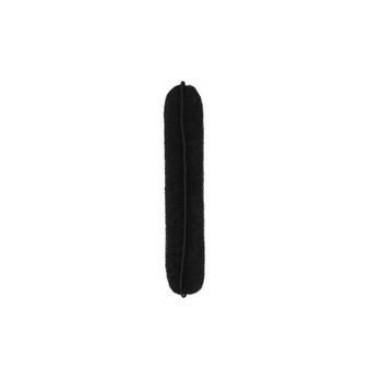 Валик для прически, с резинкой, 230 мм, черный Lussoni Hair Bun Roll Black 1 шт (5903018916637)