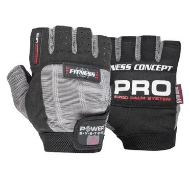 Перчатки для фитнеса и тяжелой атлетики Power System Fitness PS-2300 Grey/Black XL