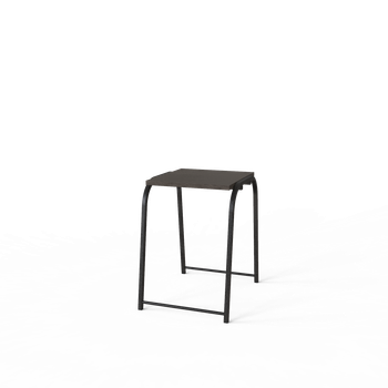 Табурет Кухонный Ferrumon Art In Head 430x450x340 Черный Металл + Венге