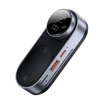FM-трансмиттер Baseus Solar Car Wireless MP3 Player Black (CDMP000001) [63765]