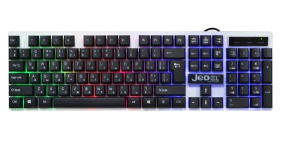 Клавіатура Jedel K500+ з підсвічуванням USB White (3_00881)