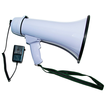 Рупорний гучномовець з мікрофоном для посилення голосу Megaphone HW 20B 30W (VS7004644)