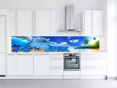 Кухонный фартук Скинали Море 60х250 см (103)