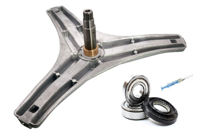 Крестовина барабана EBI + подшипники SKF 6305 + 6306 сальник для стиральной машины LG 8кг, 4434ER1008A