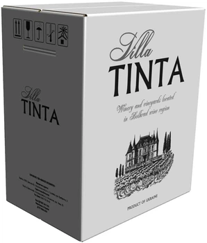 Вино Villa Tinta Каберне червоне сухе 3 л 12-13% (4820213580139)