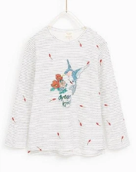 Футболка Zara Girls размер 164, 13-14 лет белая 20-00291