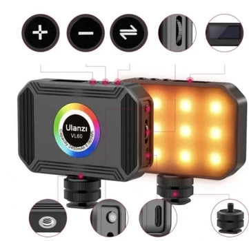 Накамерный свет для камеры, фотоаппарата, телефона Ulanzi Ulanzi VL60 RGB