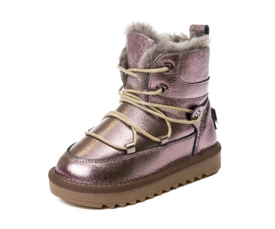 Угги Fashion L8034-1 бронза (27-36) Бронзовый 35