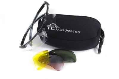 Тактические очки со сменными линзами Ducks Unlimited DUCAB-2 Shooting Kit 4 сменных линзы