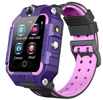 Смарт-часы детские с GPS Brave T10N, фиолетовые