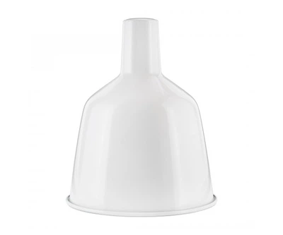 Стальной абажур Flask White