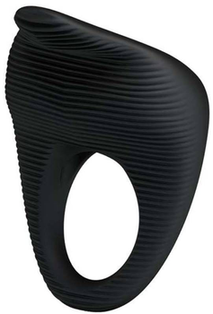 Эрекционное кольцо с вибрацией Pretty Love Thimble цвет черный (19046005000000000)