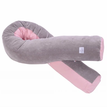 Подушка для кормления Baby Veres Comfort Long Velour taupe-rose 170х52 см 302.01.4