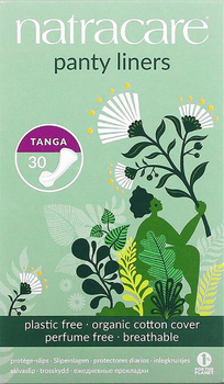 Щоденні прокладки Natracare Танга (Panty Liners Tanga) з органічної бавовни 30 шт. (782126003072)