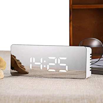 Настільний дзеркальний годинник з термометром M+ Beluck Mirror Clock 1
