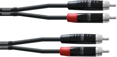Коммутационный кабель 2xRCA—2xRCA 1.5м Cordial CIU 1,5 CC