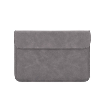Чохол конверт для ноутбука з Еко-замші DDC для Macbook Air Pro 13"-14" Темно-сірий (DDC-PU09)
